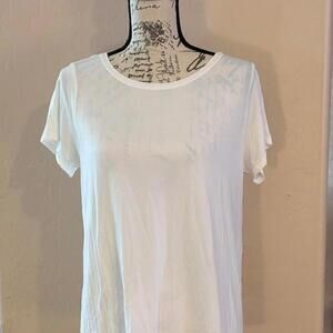 White Lightweight Short Sleeve Tee - Size M